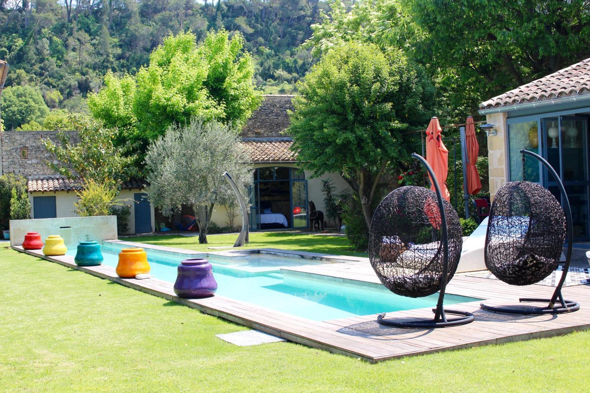 Mas Bleu Villa Sommières Buitenkant foto