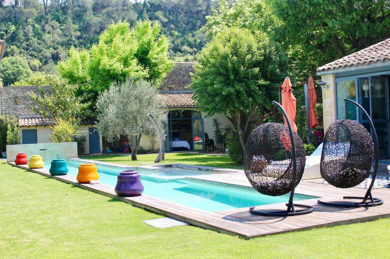 Mas Bleu Villa Sommières Buitenkant foto