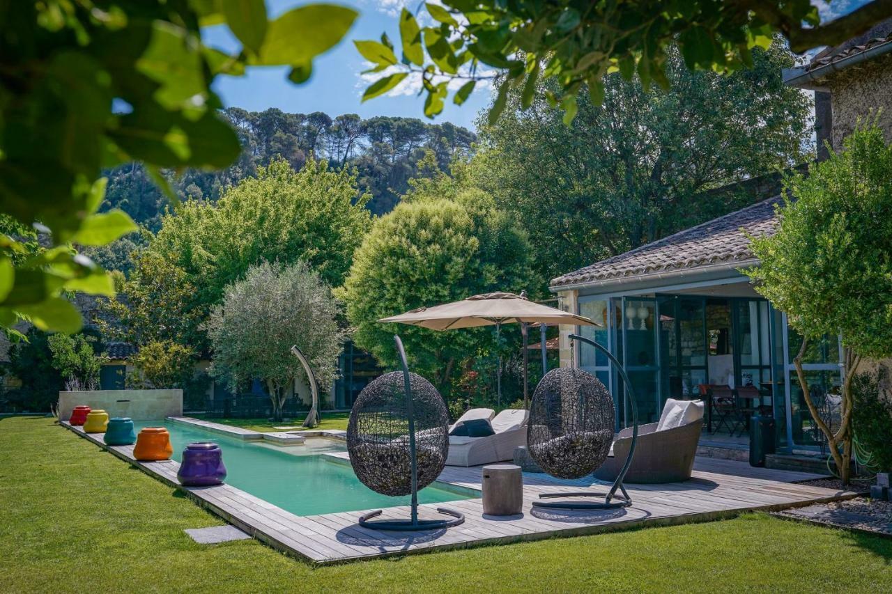 Mas Bleu Villa Sommières Buitenkant foto