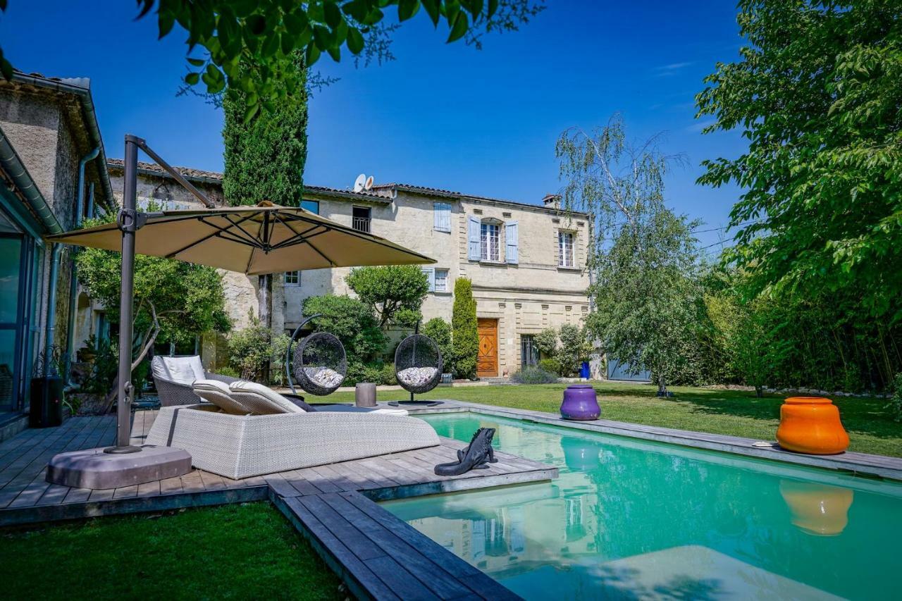 Mas Bleu Villa Sommières Buitenkant foto